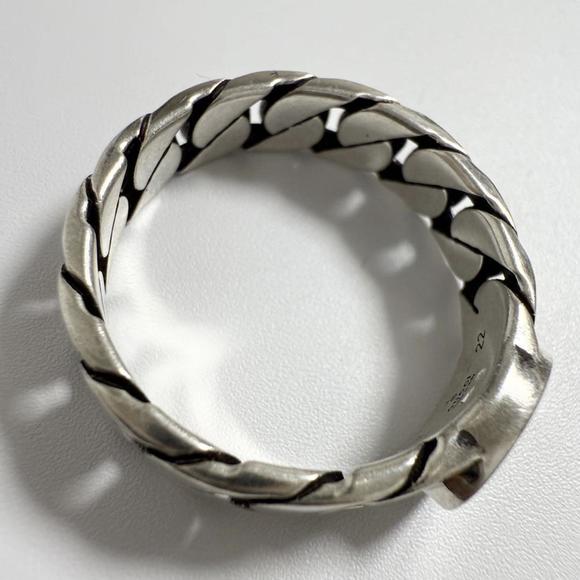Gucci Men's Interlocking G Silver Ring - Picture 6 of 10